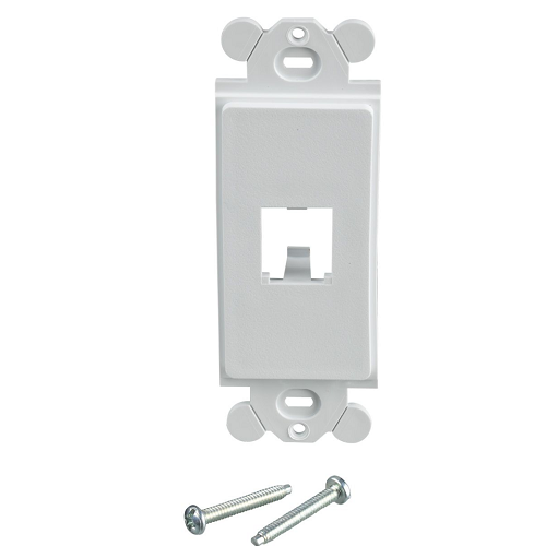 Mini Com Rectangular Adapter Module Faceplate ABS
