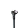 GigE Cable High Flex RJ45 Horizontal R/A Up W/ Thumbscrews PCM-CLC-43