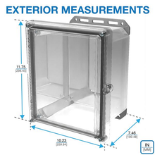 11.75" x 9.98" x 7.13" Industrial Enclosure Included Flange Kit I352STCBC