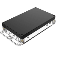 Electronic Racks And Boxes Enclosure Top Black Bottom Clear RBF85P06B10C