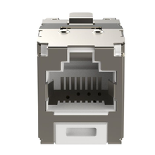 1 Port 22-26 AWG Mini-Com Cat6A Plus Jack Module Shielded TG Style RJ45 CJS688TGWHY