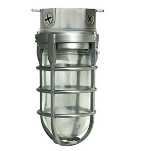 Brushed Steel Industrial Ceiling Light L1706BS (Pack of 3)