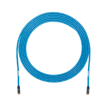 23 AWG Cat 6A 120FT Plug to Plug Cable Blue UZPPBU120