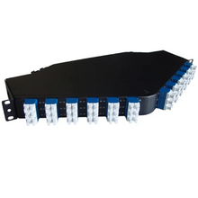 OS2 9/125, 144 Fiber Single Type A Mode High-Density MPO/MTP to LC Cassette Module FB43-1308-144FSM
