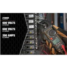 200A Ac 120V Clamp Meter consisting clamp meter Line Splitter Gfci Receptacle Tester 20025K (Pack of 2)