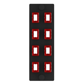 8 Port Opticom MPO Fiber Optic Adapter Panel FAP Vertical FAPV0824RDMPO