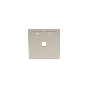 Dual-Gang QUICKPORT Wallplate Ivory 42080-1IP