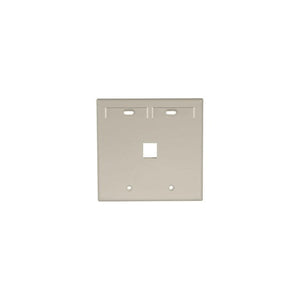 Dual-Gang QUICKPORT Wallplate Ivory 42080-1IP