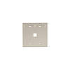 Leviton Dual-Gang QUICKPORT Wallplate Ivory 42080-1IP
