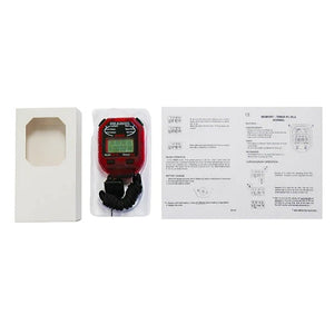 8 Lap Memory Stopwatch Red 810029R