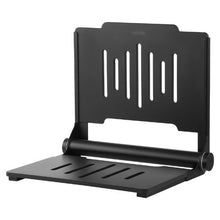 Foldable Wall-Mounted Shower Seat 17.8 in with Backrest 400 LB Capacity