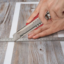 36 x 6 Inch Gray Wood Self Adhesive Vinyl Floor Tiles for  Kitchen Dining Room DW5014