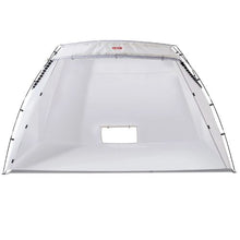 10×7×6 ft Portable Spray Paint Tent with Built-in Floor & Mesh Screen
