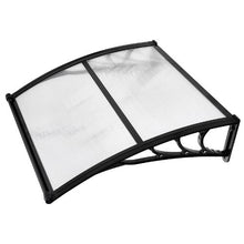 38 x 40 in Door Awning Canopy Polycarbonate Front Door Cover Rain & UV Protection (Clear)