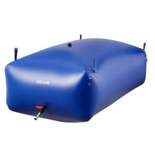 264.2 Gallon Collapsible Water Storage Bladder Leakproof Tear-Resistant PVC Water Tank for RV Truck & Outdoor Use
