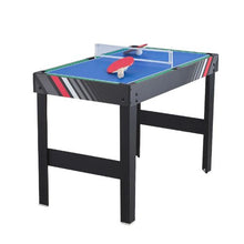 4-in-1 Combo Game Table – Air Hockey Pool Foosball Ping Pong for Family Game Room Office