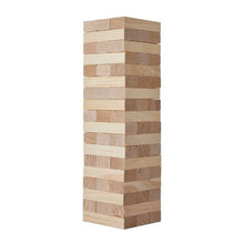 54-Block Large Tumbling Timber Toy Wooden Stacking Game with Carry Bag & Scoreboard Indoor/Outdoor Fun