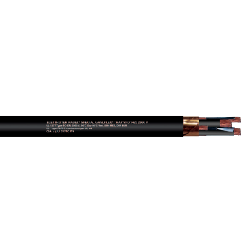 Gaalflex Stranded Bare Copper Tape XLPE PVC Tray VFD 1420 2000V Cable