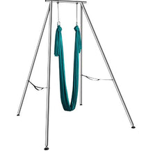 9.67 FT Height Aerial Yoga Frame & Hammock 551 LBS Capacity Indoor/Outdoor (Green)
