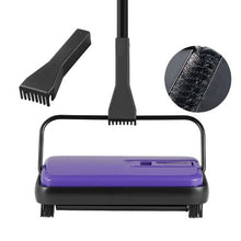 Manual Floor Sweeper with 300 ml Dustbin Capacity Easy to Empty for Home Office Carpets Pet Hair Dust