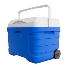 21 Qt Rolling Hard Cooler with Wheels Leak-Resistant 48-Hour Ice Retention Insulated Ice Chest