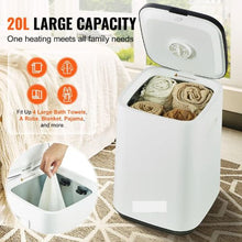 20L Towel Warmer Bucket with Child Lock and High Temp Indicator Bath Towels with Blankets