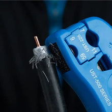 Network and Phone Cables With Stop Universal Stripper For Coax UST-525 (Pack of 3)