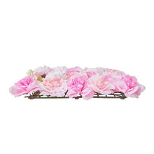 15x15 Inch 3D Flower Wall Panel for Wedding Valentines Day Home Baby Party Backdrop Decor,Pink