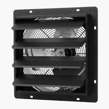14-Inch Shutter Exhaust Fan 2000 CFM EC Motor with Smart Temperature Control & Timer for Garage Shed & Greenhouse