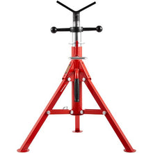 24 - 42 Inch Pipe Chain Vise with Tripod Stand for Plumbing and Pipe Work 1107B V