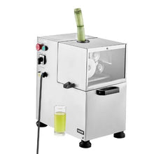 Commercial Sugarcane Juicer 800W Electric Press 661 lbs/H High Output 4 Stainless Steel Rollers