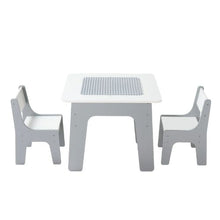 4-in-1 Kids Activity Table with 2 Chairs Double-Sided Play Table Storage for kids