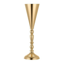 Wedding Flower Vase, 16.9" Gold Trumpet Centerpiece Vases for Wedding & Party Decor (20PCS)