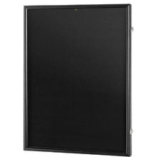 Sports Jersey Display Case 24 x 32 In Lockable Shadow Box with UV Protection PC Panel (Black)
