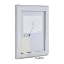 28" x 36" LED Bathroom Mirror with Anti-Fog, Frontlit & Backlit, Dimmable 3-Color Temperature, Wall Mounted