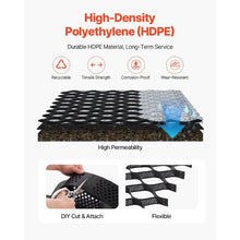 4 in Gravel Grid Permeable Grass and Ground Stabilizer for Driveways RV Parking Slopes (17.06 x 8.86 FT)