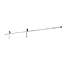 8FT Barn Door Hardware Kit with J-Shape Rollers 330 lbs Capacity Fits 42"-48" Single Sliding Doors