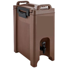 5 Gallon Insulated Beverage Dispenser with Spigot & Handle 19 L Hot & Cold Drink Server (Brown)