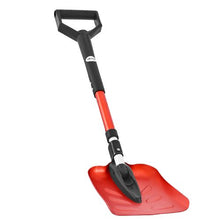 9 In Foldable Snow Shovel with D-Shaped Handle 36-40 In Adjustable Aluminum Alloy Tool for Driveway Garden & Camping