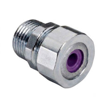 1" Purple Strain Relief Steel Flexible Cord Connector 100B850 (Pack of 20)
