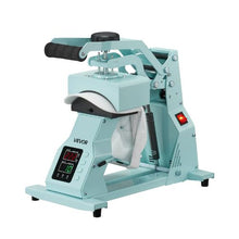 Hat Heat Press 2 Interchangeable Platens Temp & Time Control HTV & Sublimation (Green)