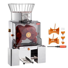 120W Commercial Orange Juicer Automatic Feeding 25 Oranges/Min Stainless Steel