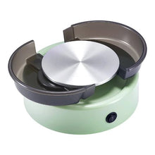 Mini Pottery Wheel 6" Turntable Forward/Reverse Rotation Adjustable Speed Electric Clay Wheel (Green)