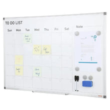 36 x 24 In Calendar Whiteboard Magnetic Dry Erase Calendar Board or Restaurant Office School