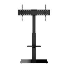 32-85" TV Stand Mount, Height Adjustable Portable Floor Stand Fits Screen Size: 81.3-215.9 cm