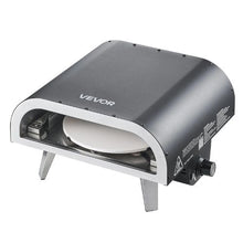 Outdoor Pizza Oven 12" Propane Gas Pizza Maker with Electric Rotation Pizza Stone & Carry Bag (Black)