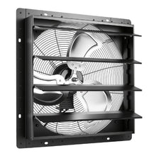 20-Inch Shutter Exhaust Fan 4499 CFM Steel AC Motor with Automatic Louvers & Variable Speed