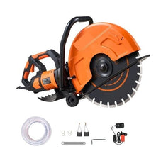 16-Inch Electric Concrete Saw 3200W 6-Inch Depth Wet Saw with Pump & Blade
