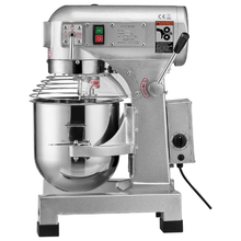 Commercial Food Mixer 18.7L, 1100W 3-Speed Stand Mixer with Stainless Steel Bowl & 3 Attachments