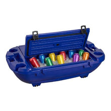 40 QT Floating Cooler with Dry Storage & Tow Rope Floating Ice Chest Deep Blue